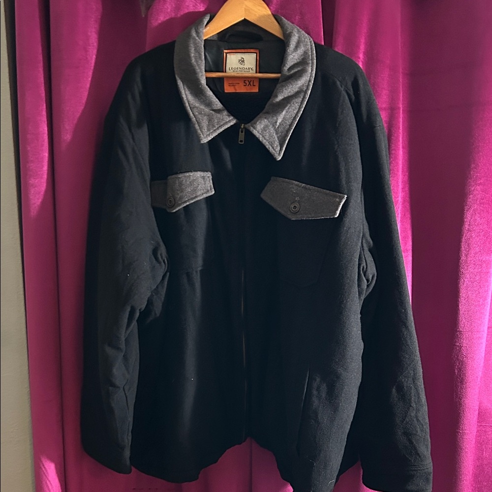 Legendary Whitetails Black and Gray Military Jacket